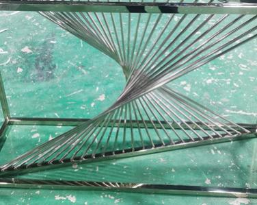 <strong>擺線型新中式不銹鋼茶幾</strong>