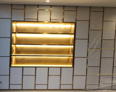 <strong>會所墻面不銹鋼裝飾工程</strong>